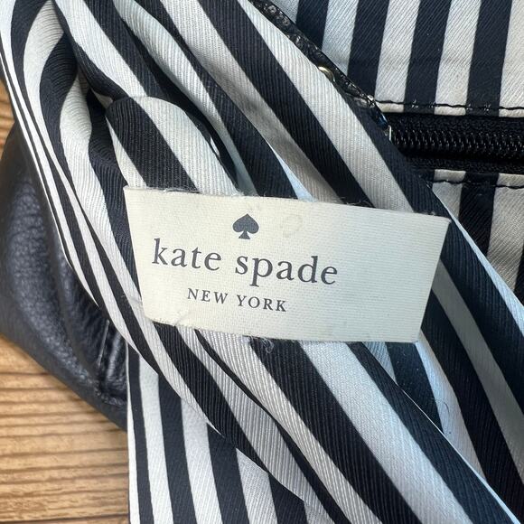 Kate Spade Southport Avenue Carmen Pebbled Black Leather Satchel